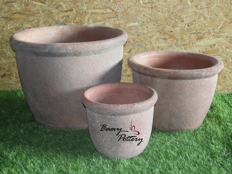 Old Stone Terracotta Pots