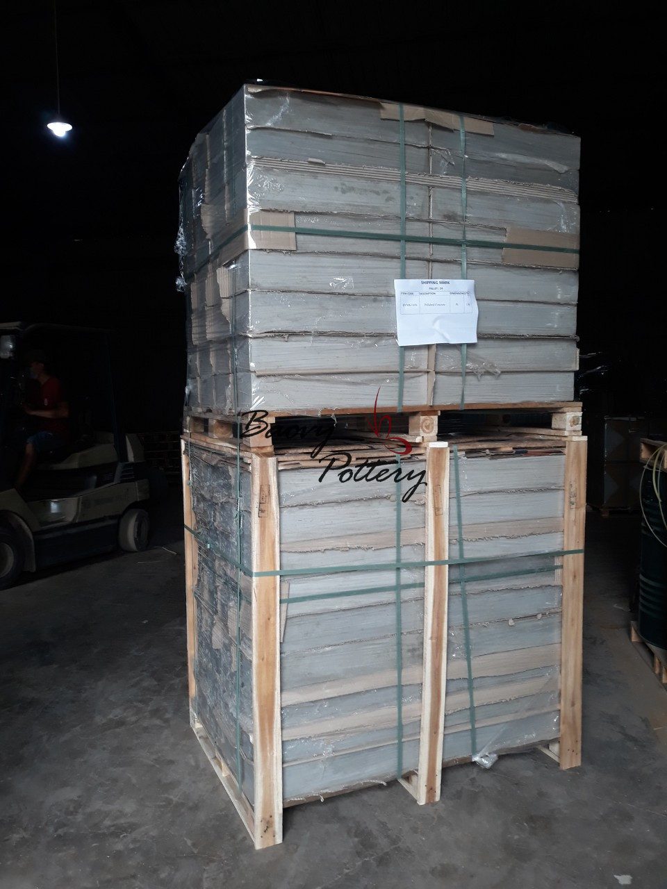 Half pallets wooden crates packings