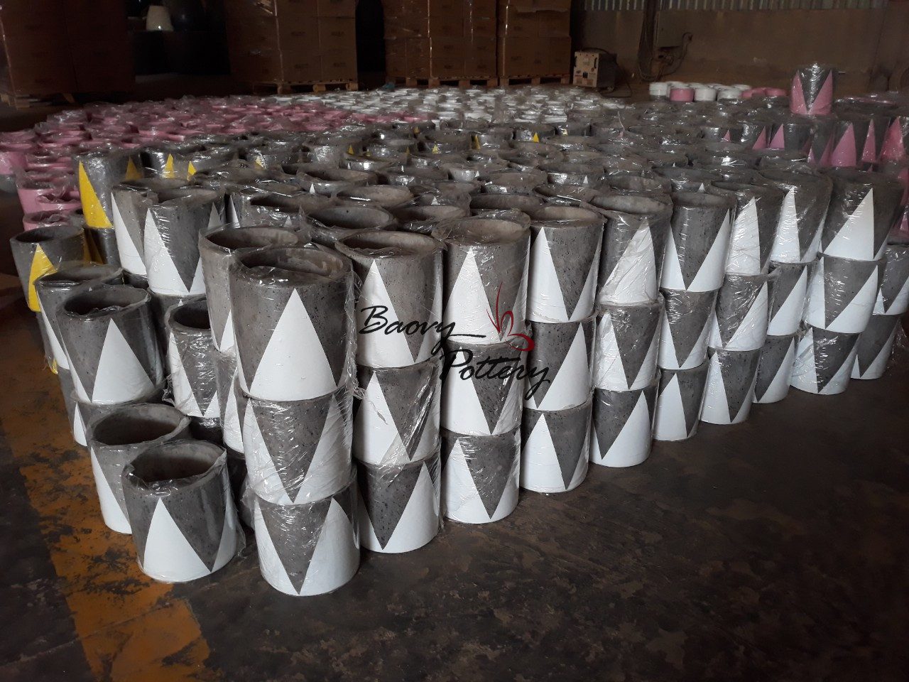 Individually wrapped before putting them in either carton boxes or direct pallet packing