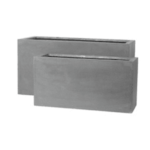 Fiberstone Rectangle Pots Set of 2